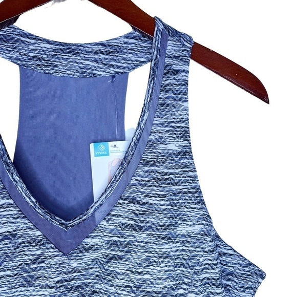 MPG MONDETTO Performance Gear Racer Back Travel Dress Size XL Purple Grey Combo - Picture 10 of 16